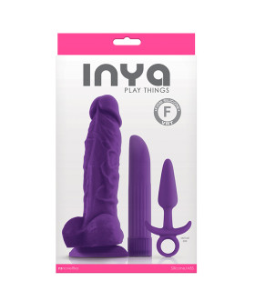 Набір з трьох секс-іграшок NS Novelties фіолетовий - No Taboo