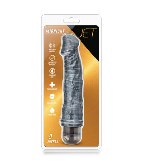 Вибратор реалистичный Blush серебристый, 22.8 х 4.4 см - No Taboo