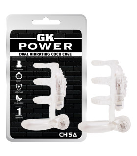 Насадка на член з кілець з вібрацією, біла, 8 х 3 см - No Taboo