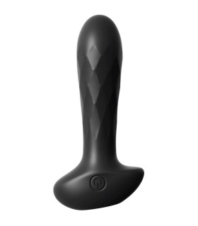 Анальный вибромассажер Pipedreame, 12 см х 2.8 см, 9 режимов, черный - No Taboo