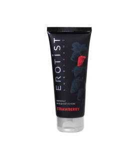 Лубрикант на водной основе Erotist с ароматом клубнички, 100 мл - No Taboo