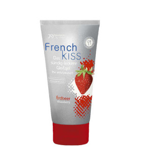 Оральный лубрикант Joy Division FrenchKiss Strawberry со вкусом клубники, 75 мл - No Taboo