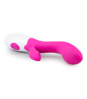 Вібратор з кліторальним відростком EasyToys Lily Vibrator-Pink - No Taboo