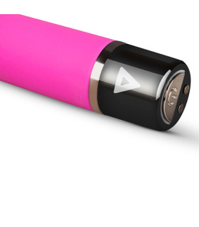 Вибропуля розовая, с встроенными кнопками, 10 х 2.2 см - No Taboo