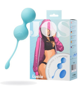 Віброшарики з дистанційним керуванням, блакитні, 8 х 3.5 см - No Taboo