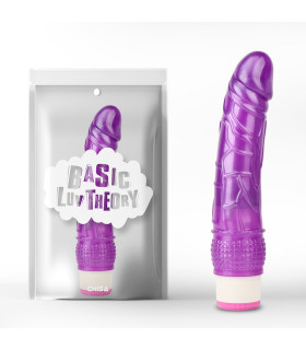 Вибратор реалистичный Chisa Wild Penetrator, на батарейках, фиолетовый, 20.5 х 4.2 см - No Taboo