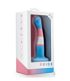 Фалоімітатор Pride, на присоску, триколірний, 13 х 2.9 см - No Taboo