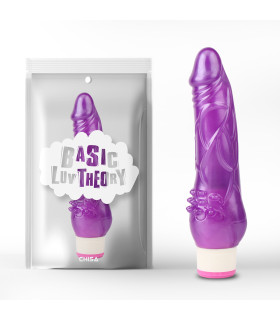 Вибратор Chisa Beginner Rider, реалистичный, фиолетовый, 20.5 х 5 см - No Taboo