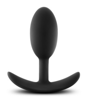 Анальна пробка із зміщеним центром тяжкості Blush чорна, 10.5 х 4 см - No Taboo