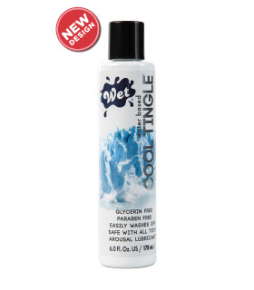 Лубрикант Wet Cool Tingle 178 мл, на водній основі з освіжаючим ефектом - No Taboo