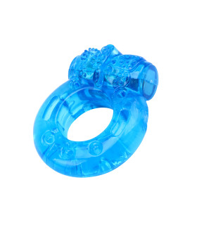 Эрекционное виброкольцо Chisa голубое, 1.8 см - No Taboo