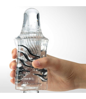 Мастурбатор Tenga Crysta Leaf прозорий, 12 х 5 см - No Taboo