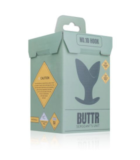 Анальная пробка-расширитель BUTTR Hook Anchor силиконовая, черная, 11 х 9.8 см - No Taboo