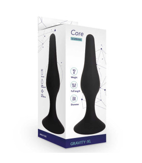 Анальная пробка длинная черная, 15.5 х 3.6 см - No Taboo