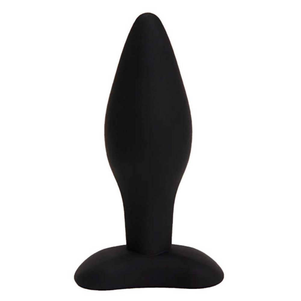 Анальная пробка большая черная, 14 х 4.5 см (43237), zoom