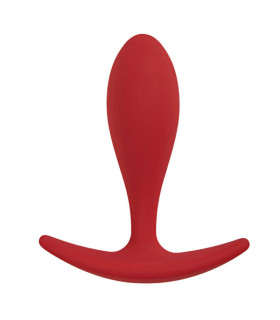 Анальна пробка червона, 7.3 х 2.1 см - No Taboo