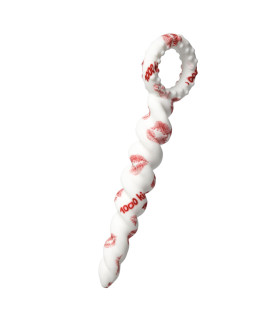 Анальна ялинка дизайнерська спіральна, біла, 21.5 х 2.7 см - No Taboo