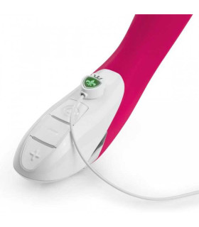 Вібратор-кролик з електростимуляцією Mystim, рожевий, 27 х 3.8 см - No Taboo