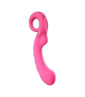 Вибратор вагинальный для точки G Odeco, нереалистичный, розовый, 19 х 4.5 см - No Taboo