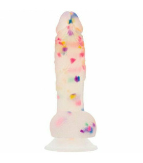 Фаллоимитатор реалистичный Addiction с вибропулей , разноцветный, 19 х 3.8 см - No Taboo