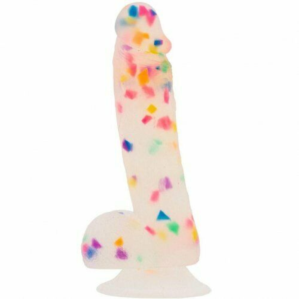 Фаллоимитатор реалистичный Addiction с вибропулей , разноцветный, 19 х 3.8 см (42228), zoom