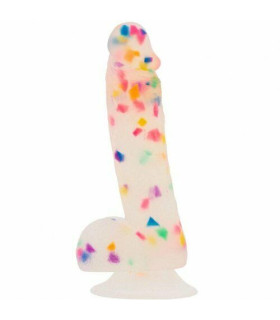 Фаллоимитатор реалистичный Addiction с вибропулей , разноцветный, 19 х 3.8 см - No Taboo