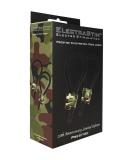 Ерекційні ласо для електростимуляції Electrastim, хакі, 6 см - No Taboo