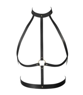 Портупея MAZE Bijoux Indiscrets с кольцом, черная - No Taboo