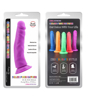 Фаллоимитатор реалистичный Chisa с присоской, фиолетовый, 22.5 х 4.2 см - No Taboo