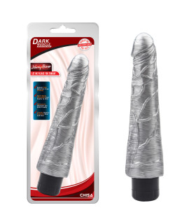 Вибратор реалистичный Chisa серебряный, 23 х 4.8 см - No Taboo