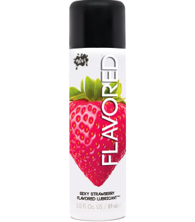 Съедобный лубрикант 89 мл WET со вкусом клубники - No Taboo