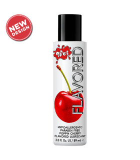 Съедобный лубрикант WET 89 мл со вкусом вишни - No Taboo