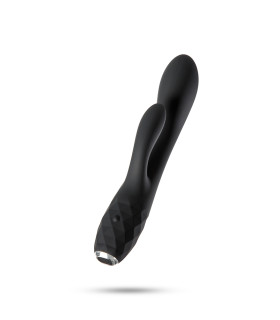 Вибратор-кролик Odeco чёрный, 18.7 см х 3.6 - No Taboo