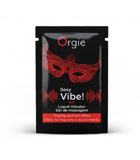 Пробник жидкий вибратор Orgie с согревающим эффектом, 1 мл - No Taboo