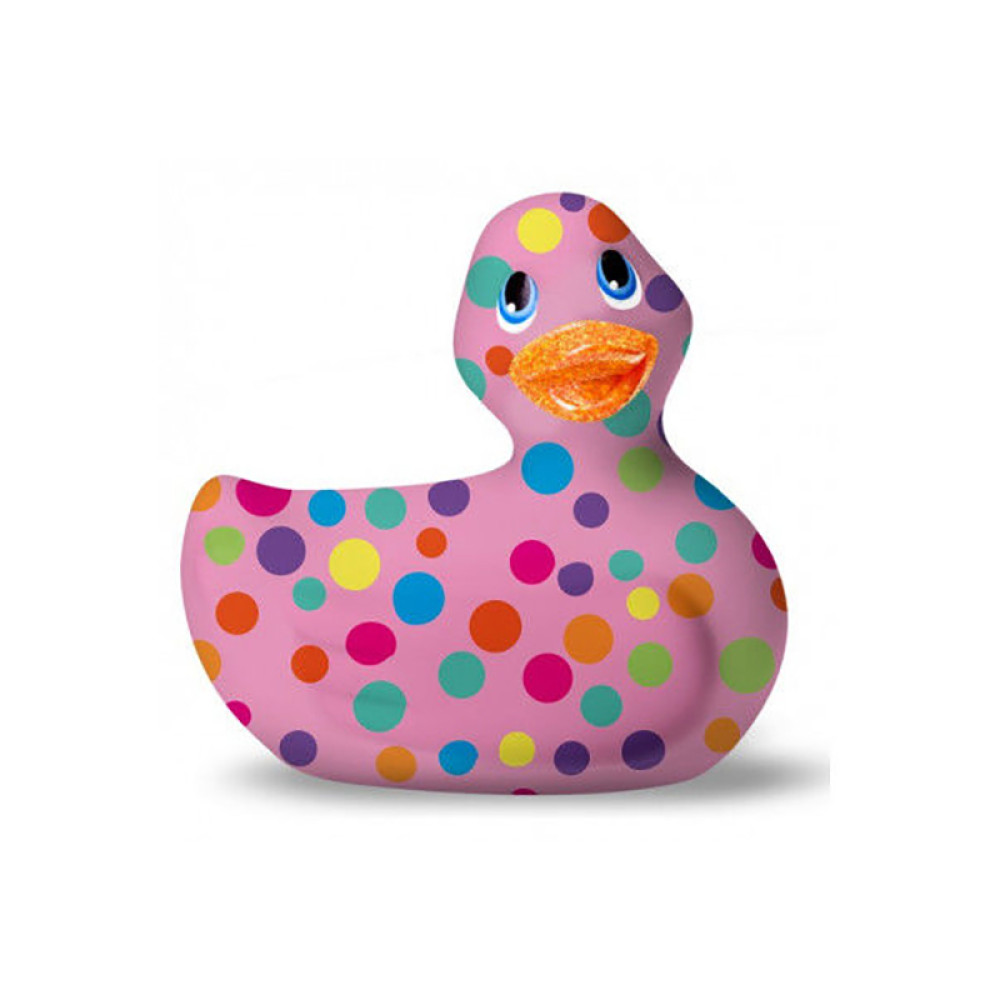 Уточка вибратор I Rub My Duckie в разноцветный горошек (42329), zoom