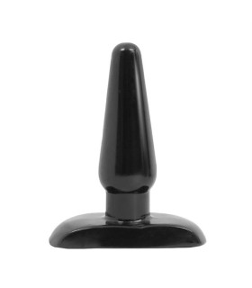 Анальная пробка Anal Adventures, черная, 10.8 х 3.1 см - No Taboo