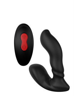 Масажер простати Dreem Toys багатошвидкістний, чорний, 12 х 3.2 см - No Taboo