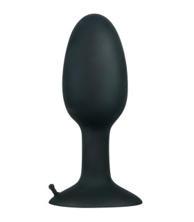Анальная пробка со смещенным центром тяжести Orion черная, 11 х 3 см - No Taboo