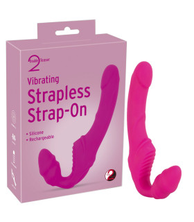 Страпон безремневой с вибрацией Orion розовый, 21.8 х 3.9 см - No Taboo