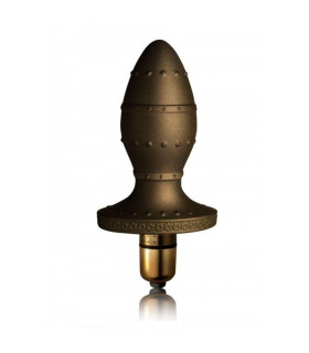 Анальна пробка Rocks Off зі знімною вібропулею, золотиста (Інша віброкуля у комплекті!) - No Taboo