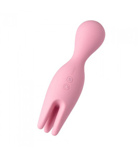 Вибратор клиторальный Svakom Nymph с подвижными щупальцам, розовый, 15.6 х 4 см (Бракованная коробка!) - No Taboo