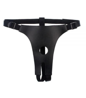 Трусики для страпону Vac-U-Lock Egzo без ялинки, чорні, OS - No Taboo