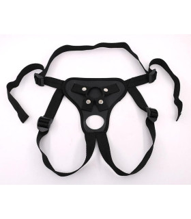 Трусики для страпону Egzo з кільцевим кріпленням, чорні, OS - No Taboo