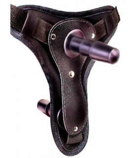 Трусики для страпону Harness Egzo чорні, OS - No Taboo