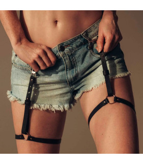 Гартеры на шорты MAZE Bijoux Indiscrets черные, OS - No Taboo