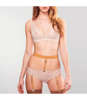 Подтяжки MAZE Bijoux Indiscrets для чулок и белья, коричневые, OS - No Taboo