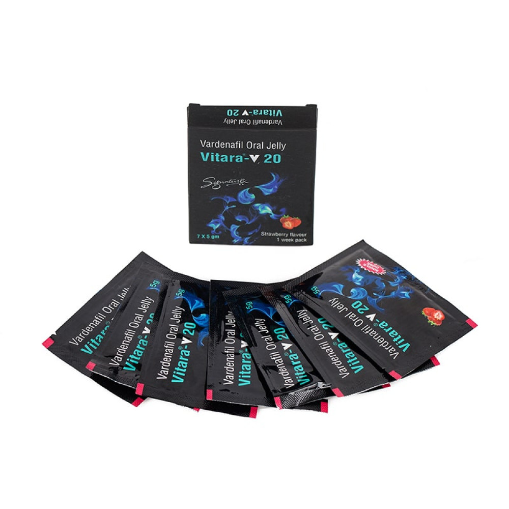 Збудник для чоловіків Oral Jelly зі смаком полуниці, 1 шт (45314), zoom