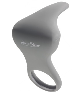 Эрекционное виброкольцо STRubber серое, 13 х 4.5 см - No Taboo