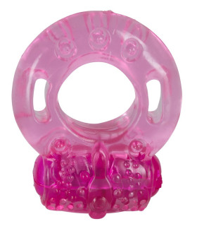 Кільце ерекційне з вібрацією Orion рельєфне, рожеве, 2.5 см - No Taboo