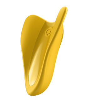 Вибратор на палец Satisfyer High Fly желтый, 6.8 х 5 см - No Taboo